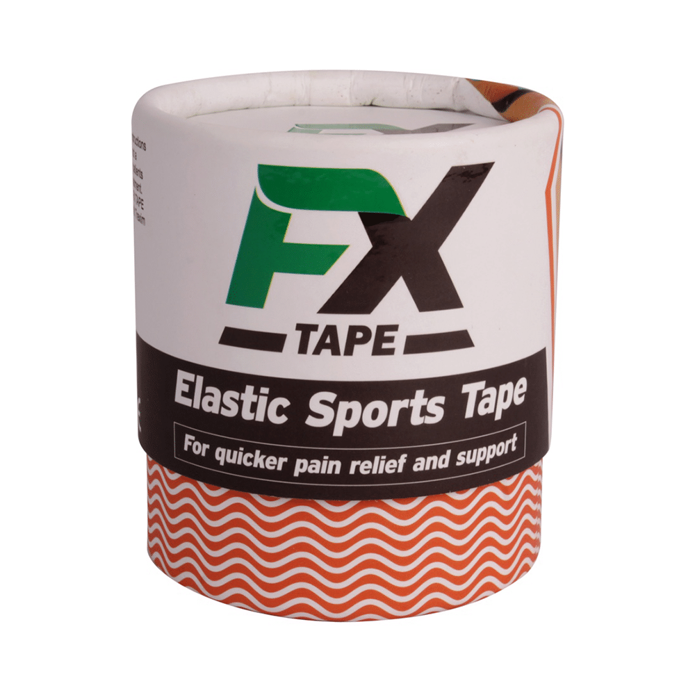 FX Elastic Sports Tape (20 Precut) 10 inch Orange - Image 1