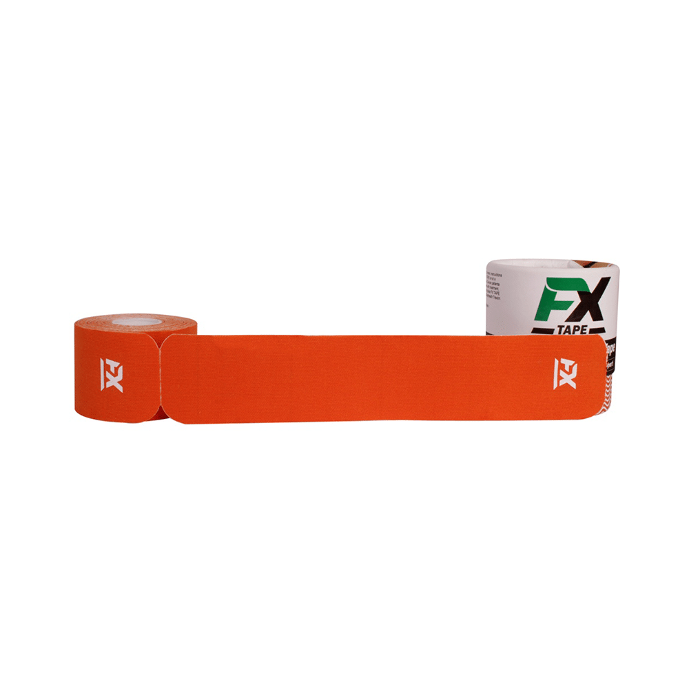 FX Elastic Sports Tape (20 Precut) 10 inch Orange - Image 5