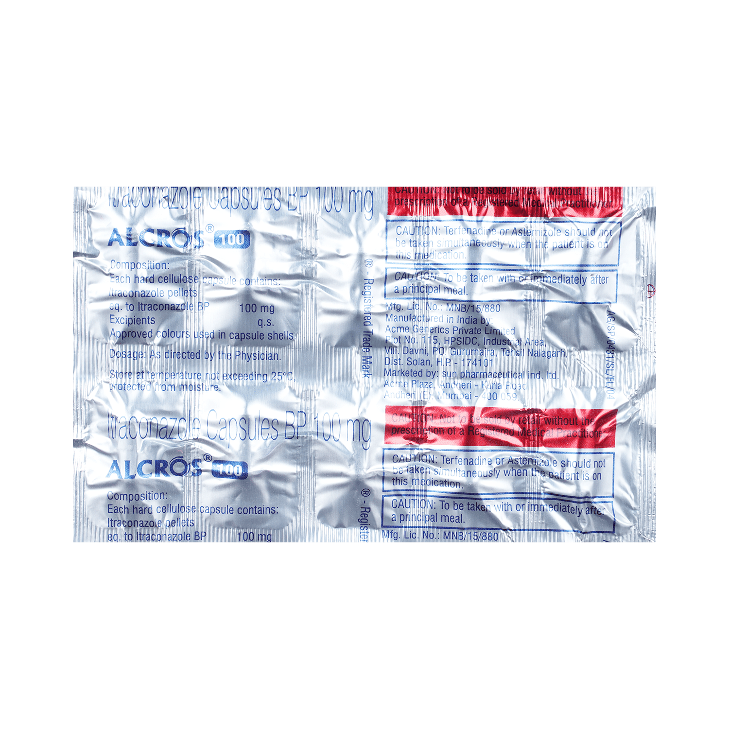 Alcros 100 Capsule - Image 2