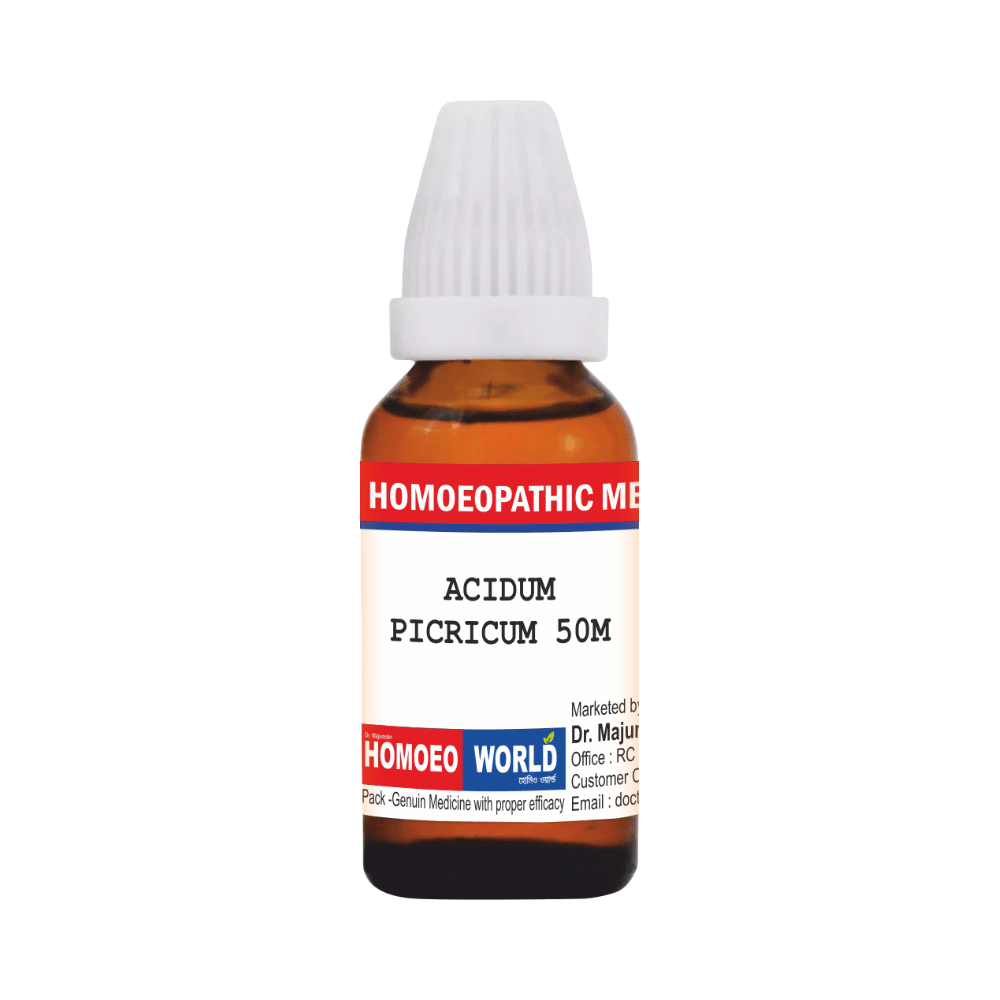 Dr. Majumder Homeo World Acidum Picricum Dilution (30ml Each) 50M