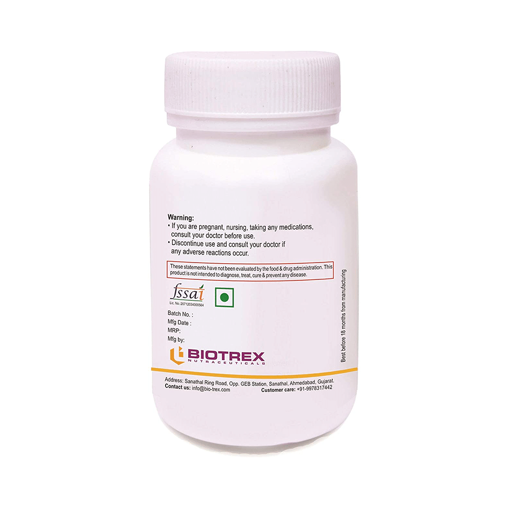 Biotrex Resveratrol 500mg for Heart Health, Anti-Ageing Support & Blood Sugar Balance | Capsule - Image 3