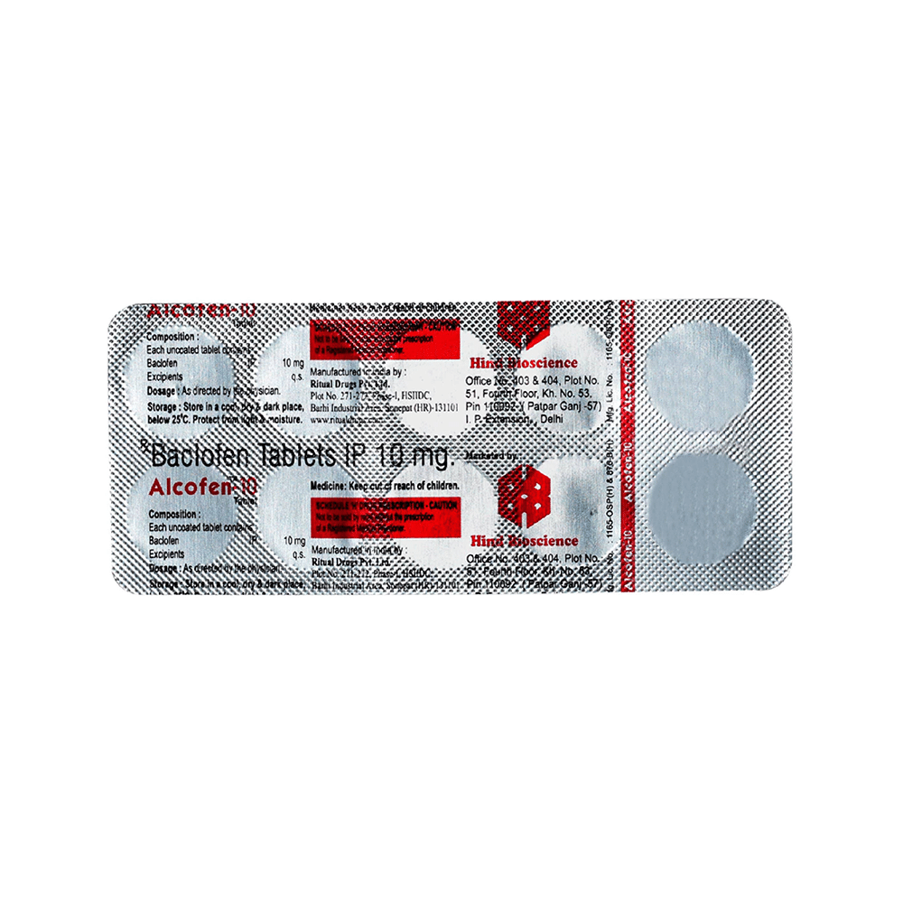 Alcofen 10 Tablet - Image 2