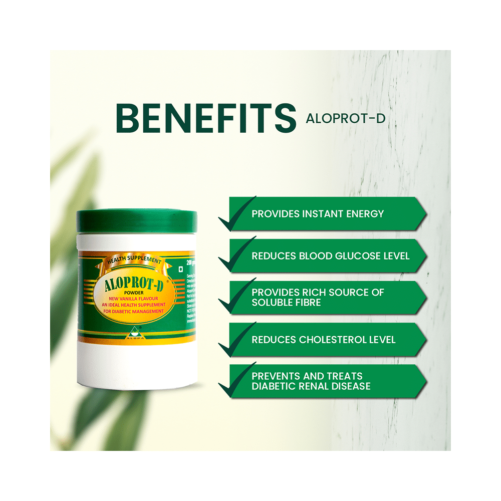 Aloprot-D Powder for Diabetes Management & Instant Energy - Image 6