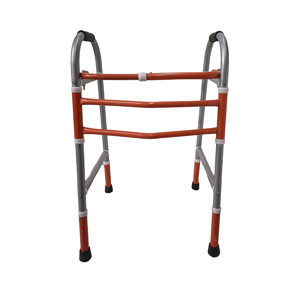 Komfort Pride Surgical Foldable Walker Orange - Image 1