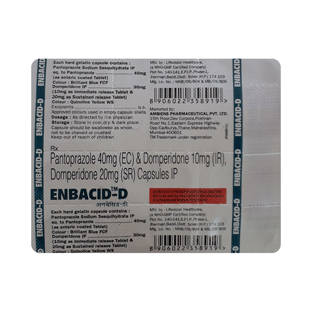 Enbacid-D Capsule SR - Image 3