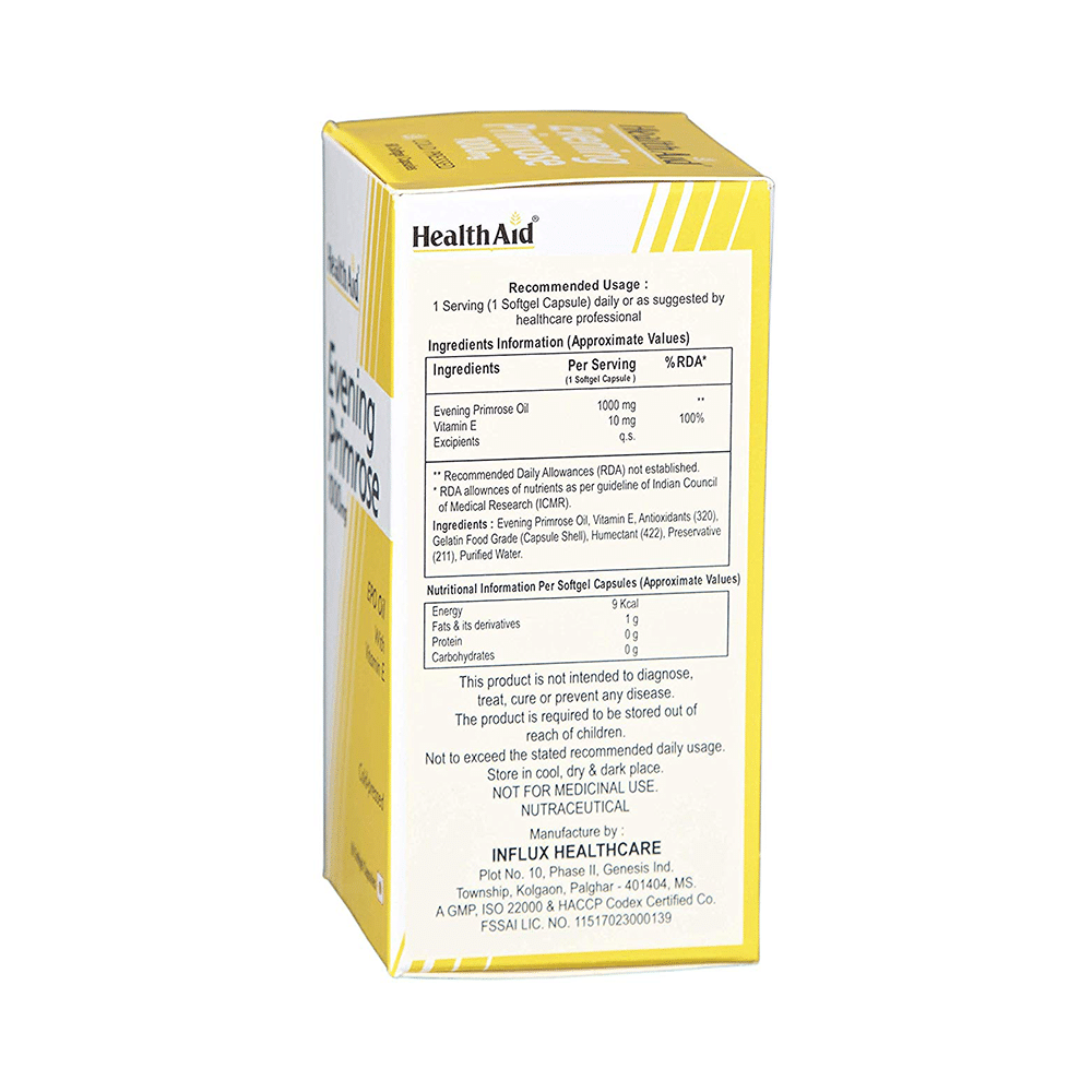Healthaid Evening Primrose Oil 1000mg Capsule - Image 2