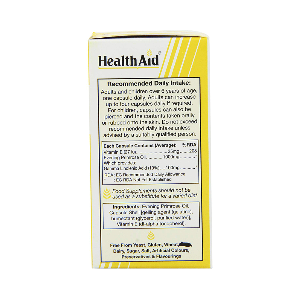 Healthaid Evening Primrose Oil 1000mg Capsule - Image 4