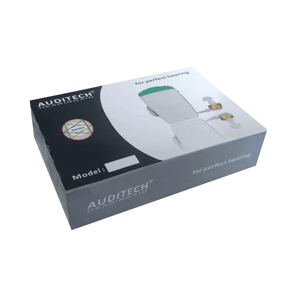 Auditech 3 Pin HD Sound Wired Pocket Type Hearing Aid Beige - Image 1