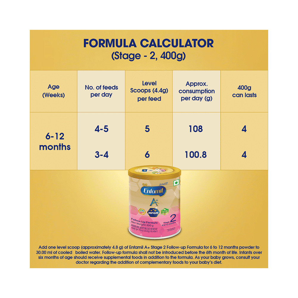 Enfamil A+ Stage 2 Follow Up Formula | With DHA, ARA & Prebiotics - Image 4