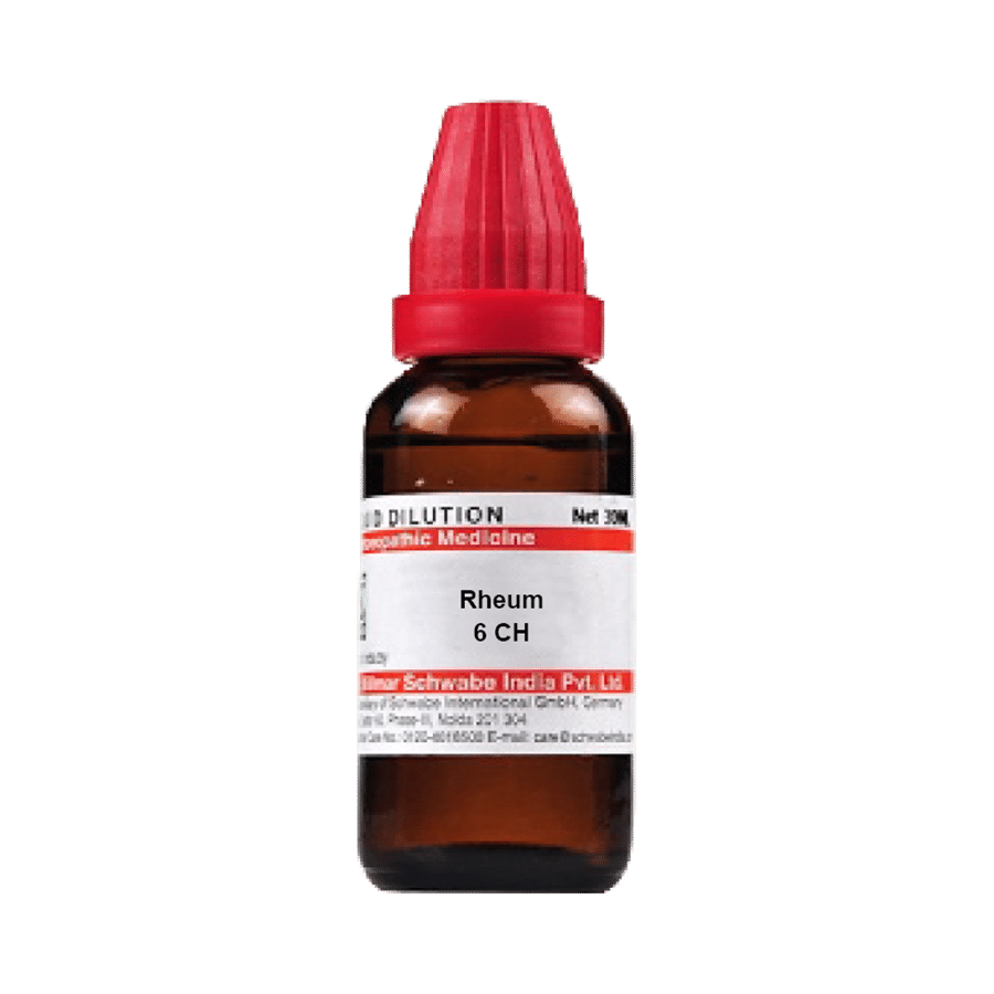 Dr Willmar Schwabe India Rheum Dilution 6 CH - Image 1
