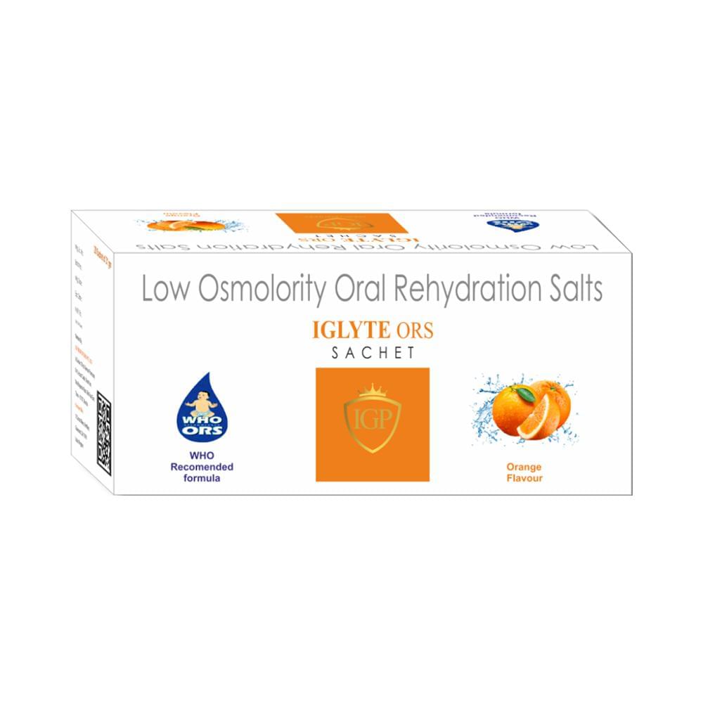 Iglyte ORS Sachet Orange Flavour