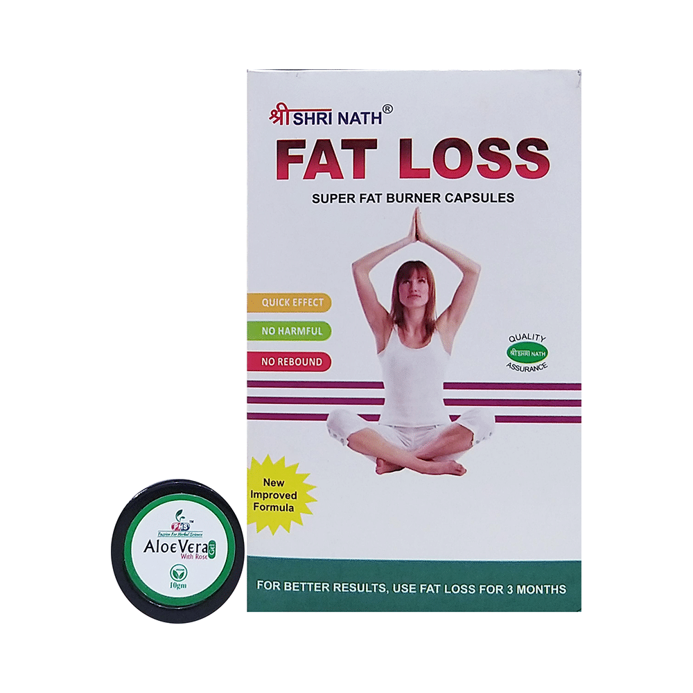 Shri Nath Fat Loss Capsule with Aloe Vera Gel 10gm free - Image 1