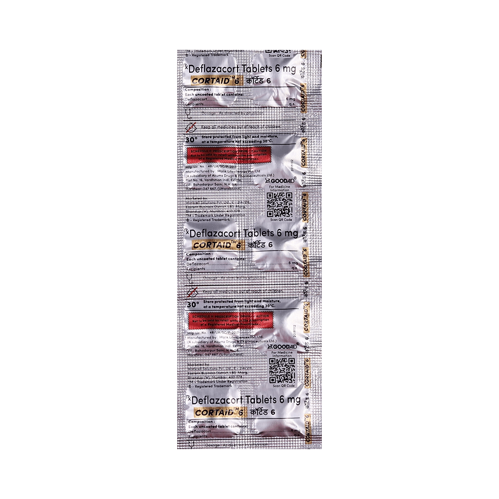 Cortaid 6 Tablet