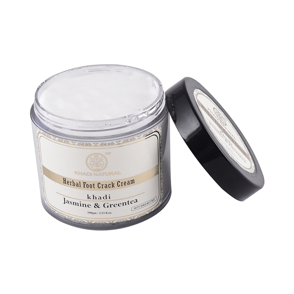 Khadi Naturals Ayurvedic Jasmine & Green Tea Foot Crack Cream - Image 4