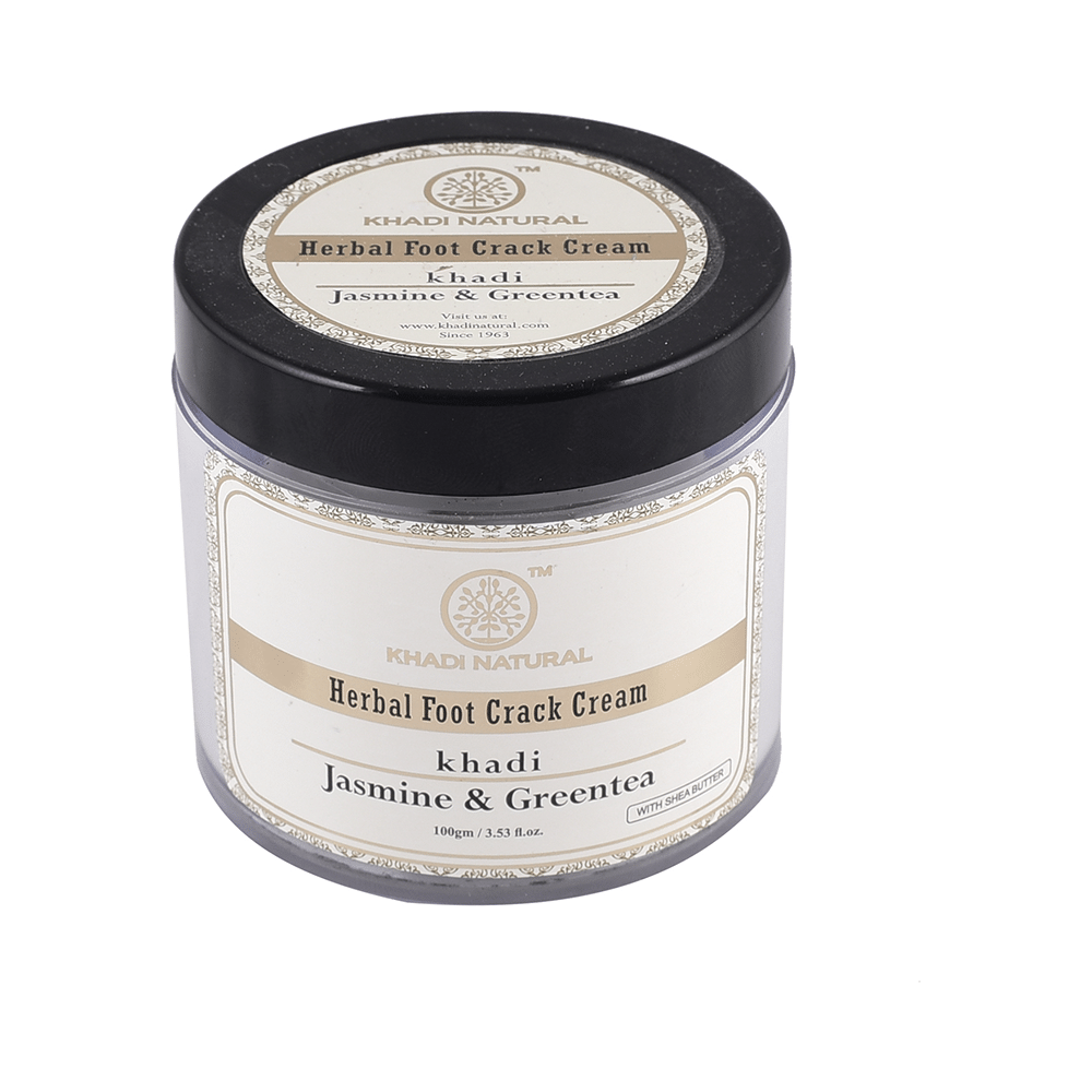 Khadi Naturals Ayurvedic Jasmine & Green Tea Foot Crack Cream - Image 3