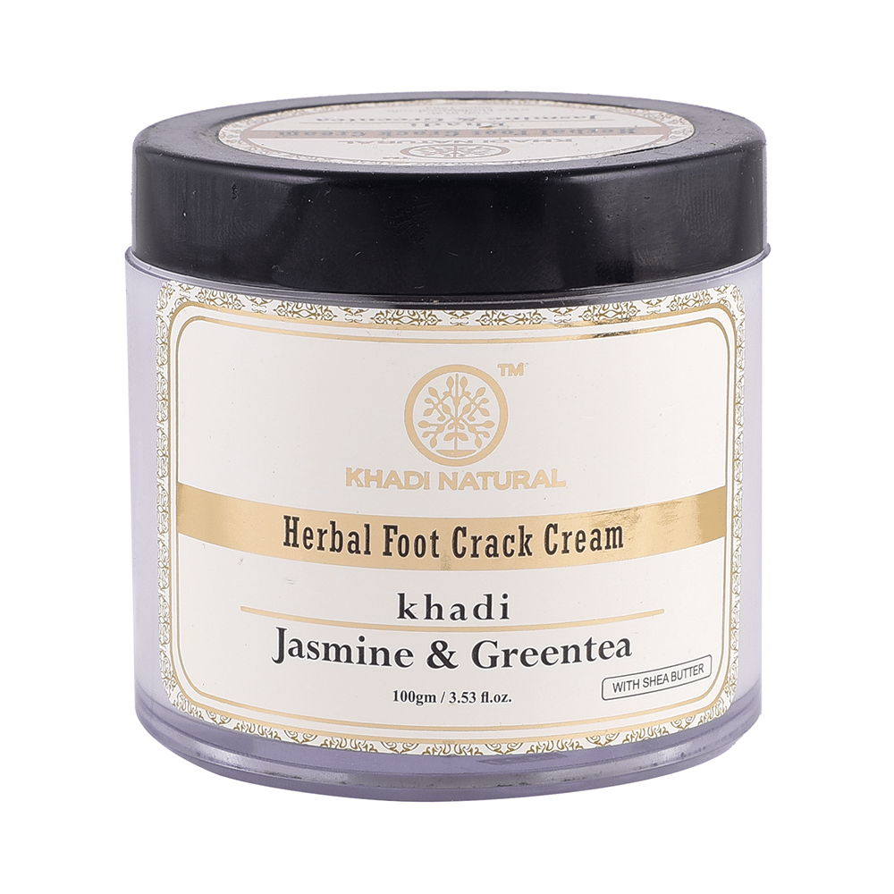 Khadi Naturals Ayurvedic Jasmine & Green Tea Foot Crack Cream - Image 1