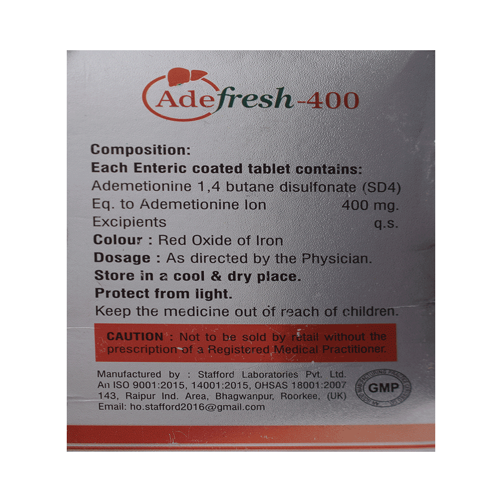 Adefresh 400 Tablet - Image 4