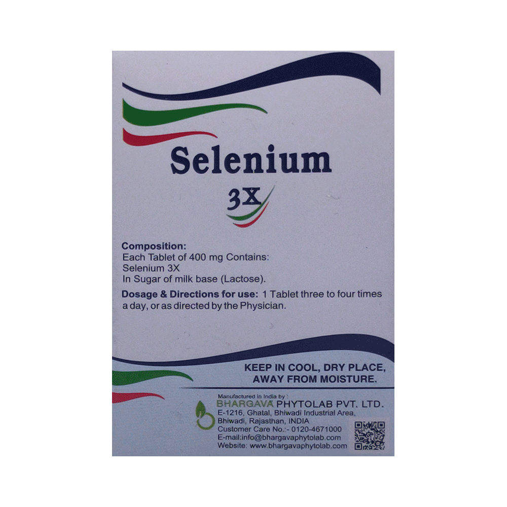Bhargava Selenium 3X  Tablet - Image 2