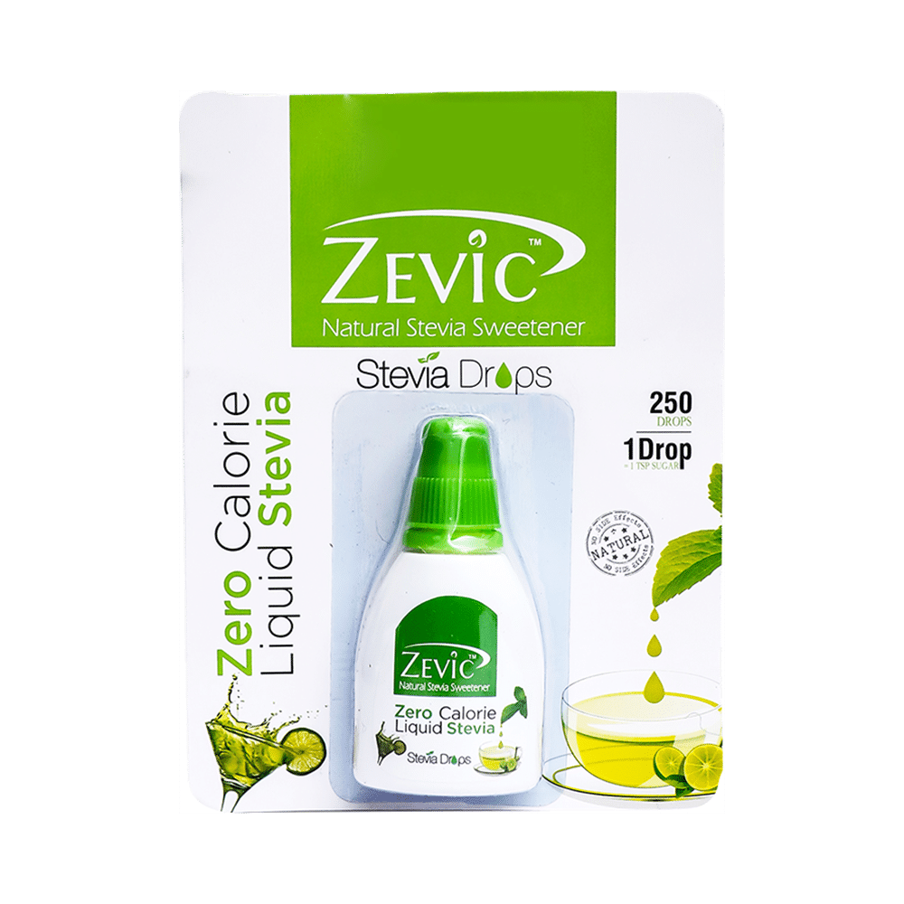 Zevic Stevia Zero Calorie Liquid 250 Drops