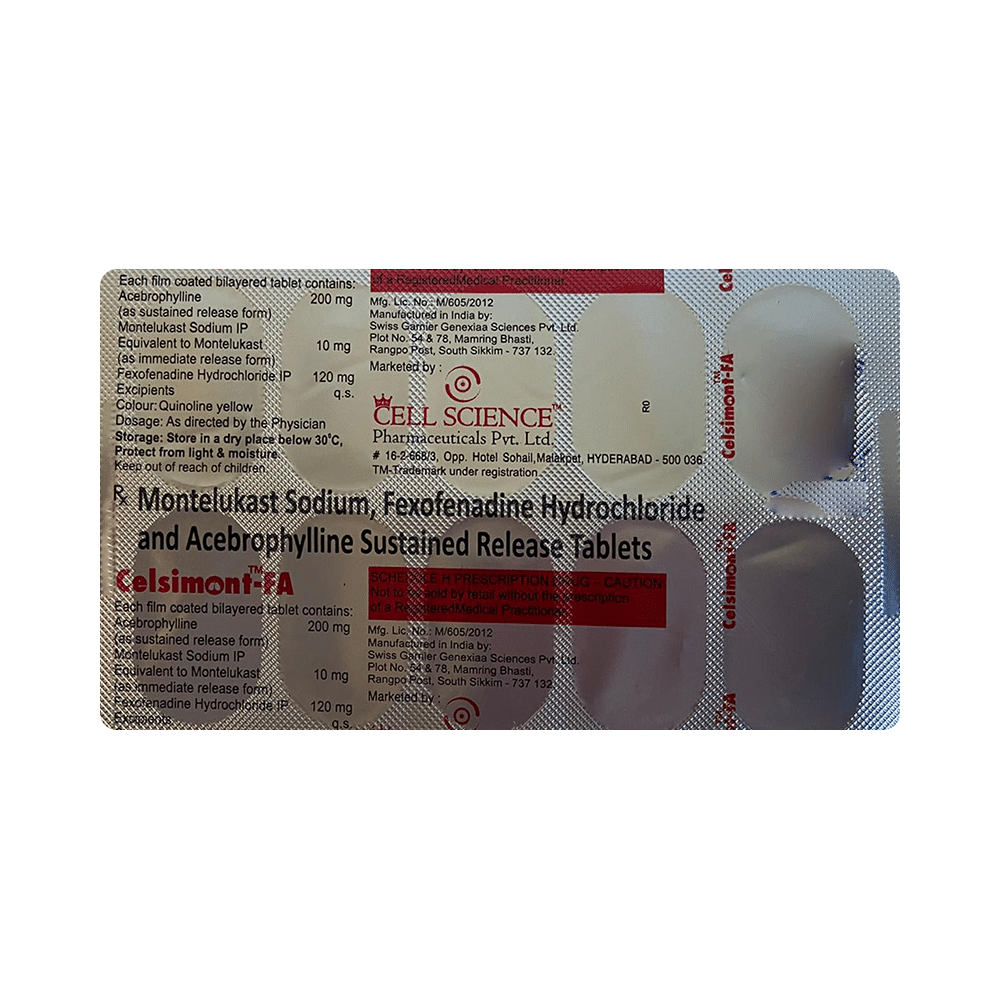 Celsimont-FA Tablet SR - Image 2
