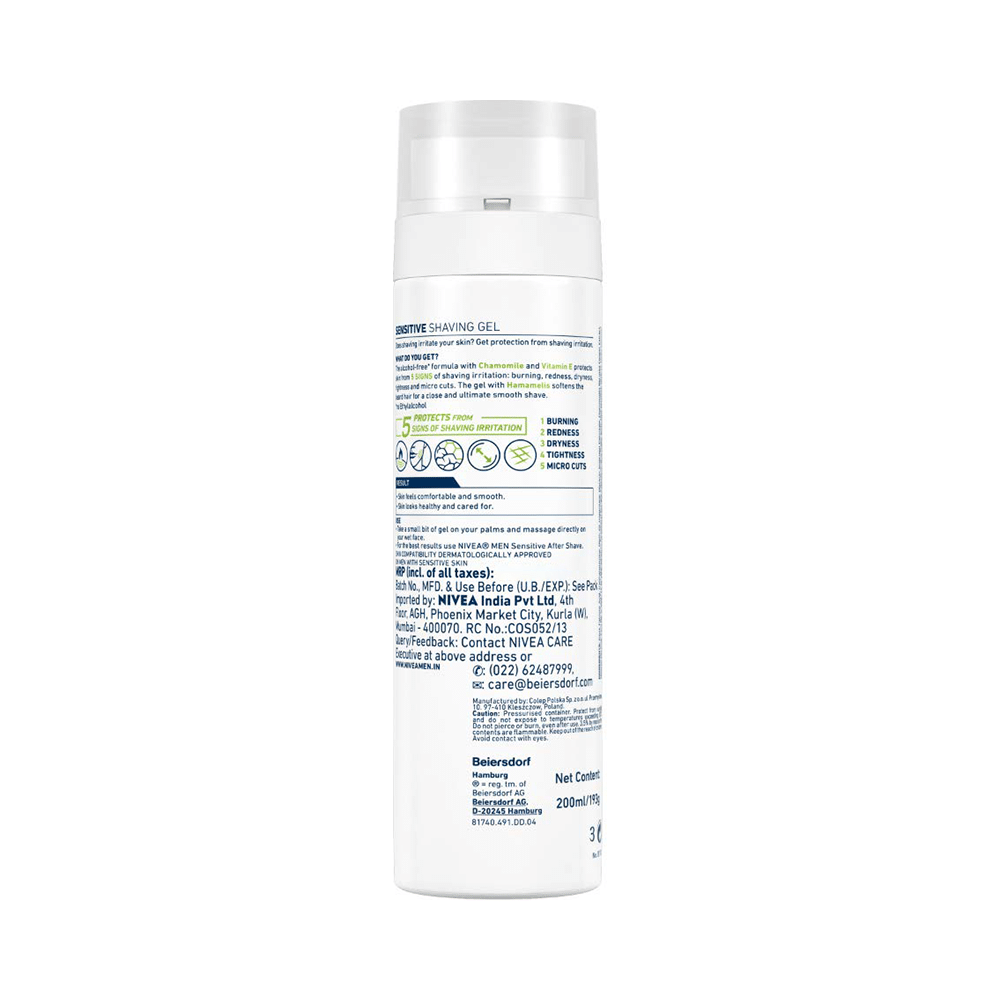 Nivea Men Shaving Gel | For Sensitive Skin - Image 3