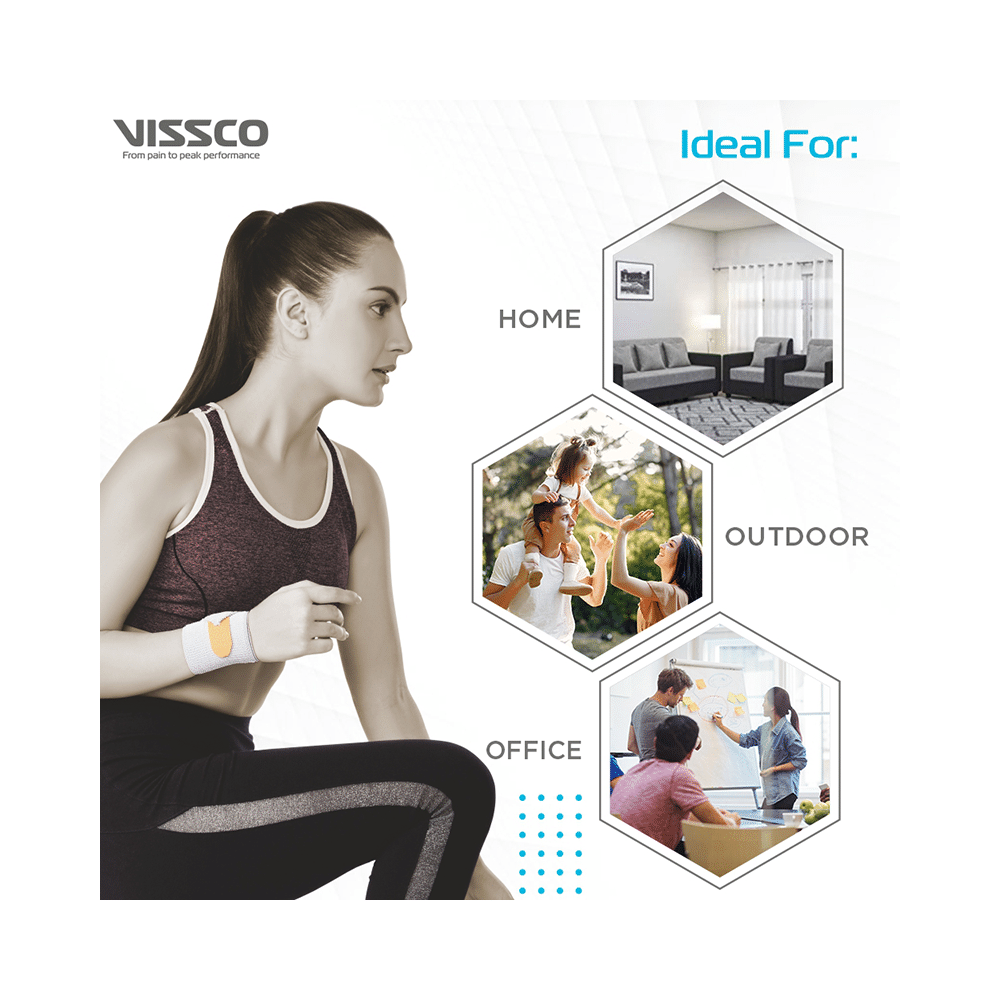 Vissco Core 0603 Wrist Binder With Double Lock Large Grey - Image 5