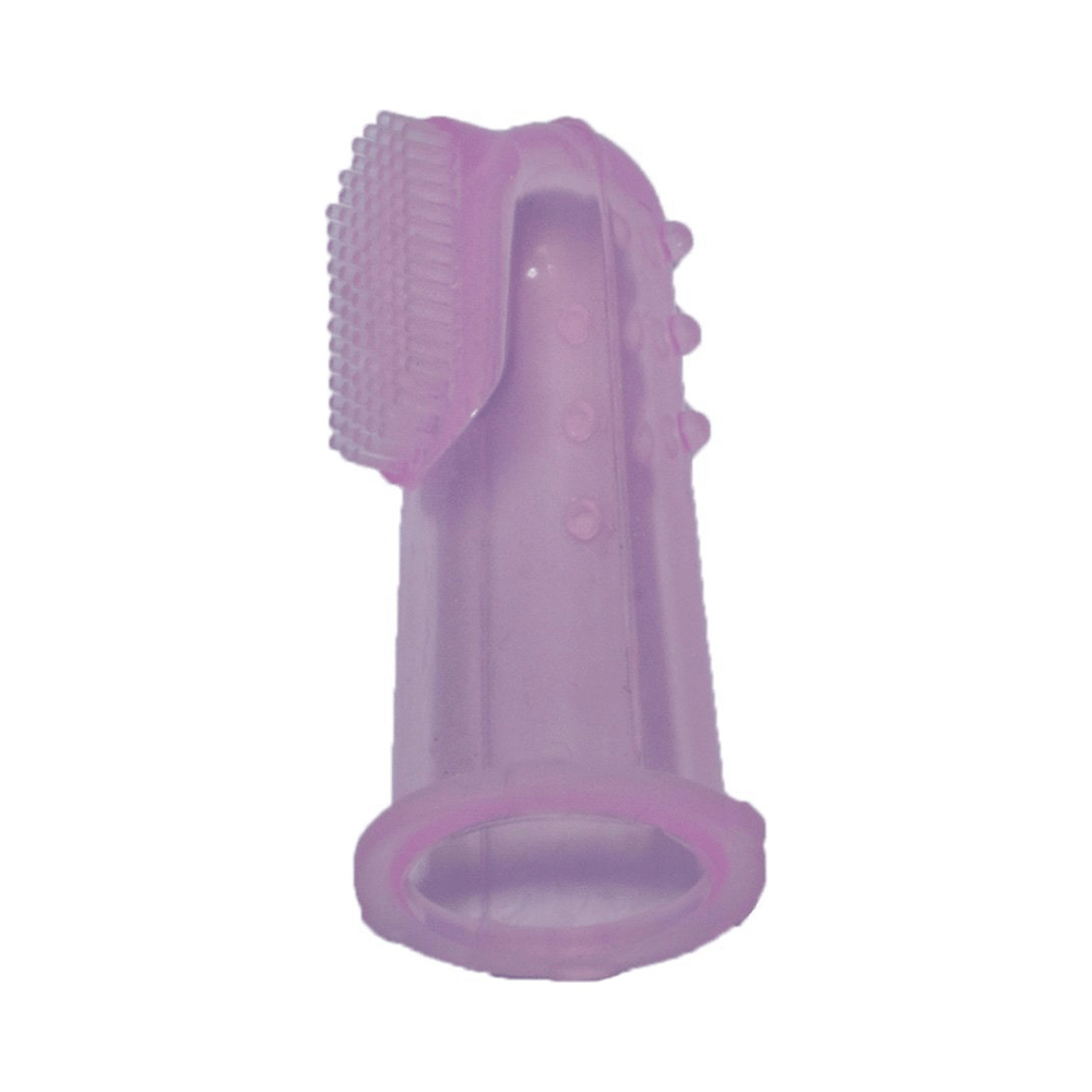 Mee Mee Unique Finger Brush with Cover Pink - Image 2