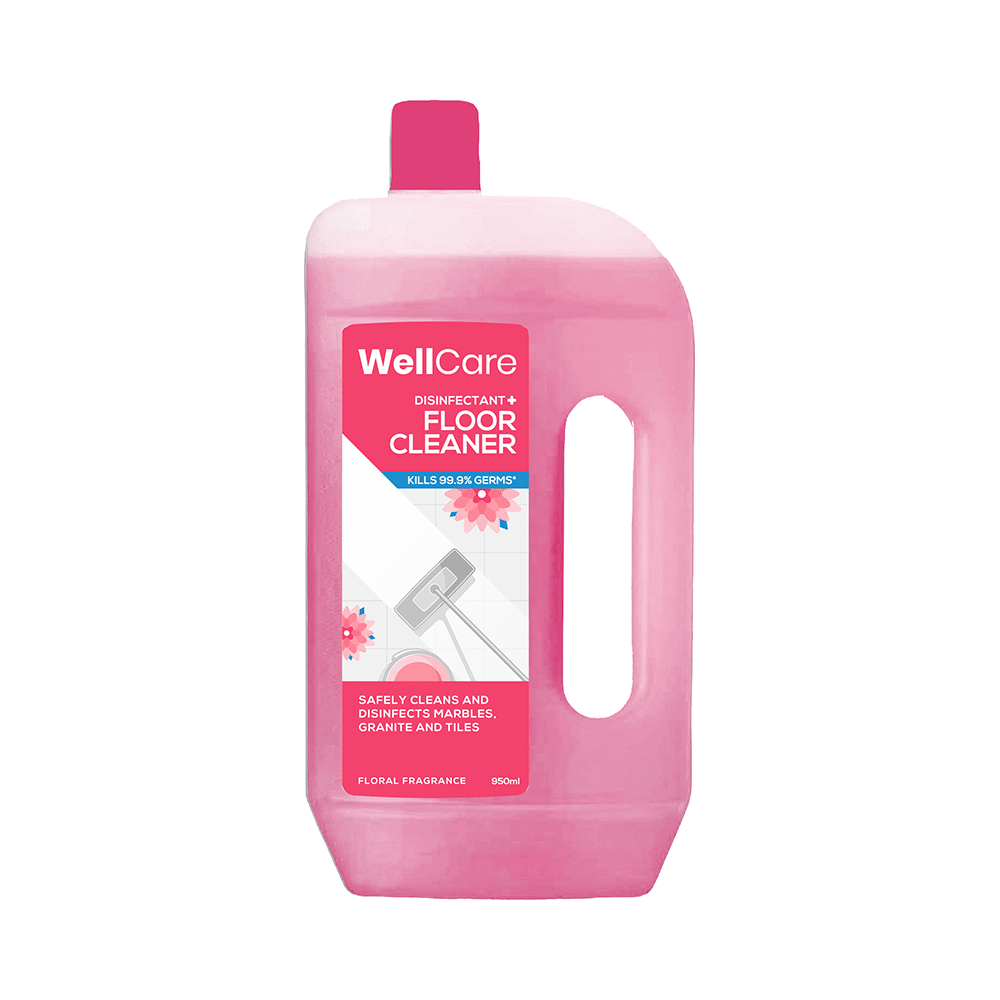 WellCare Disinfectant + Floor Cleaner Floral Fragrance