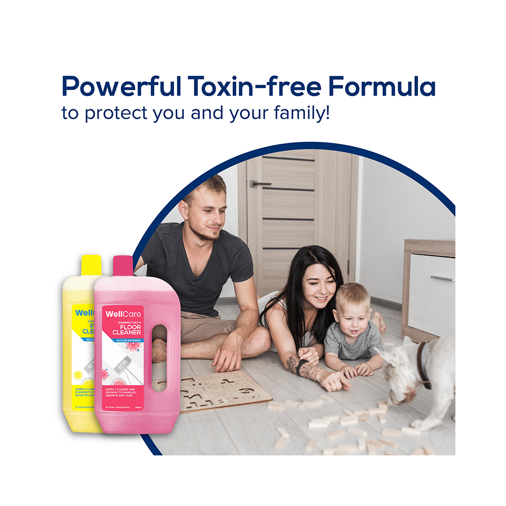 WellCare Disinfectant + Floor Cleaner Floral Fragrance - Image 4