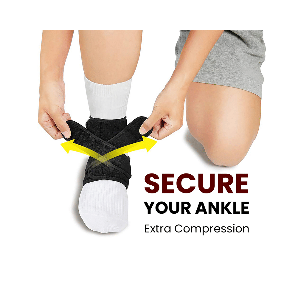 Boldfit Ankle Support For Pain Relief Black - Image 2