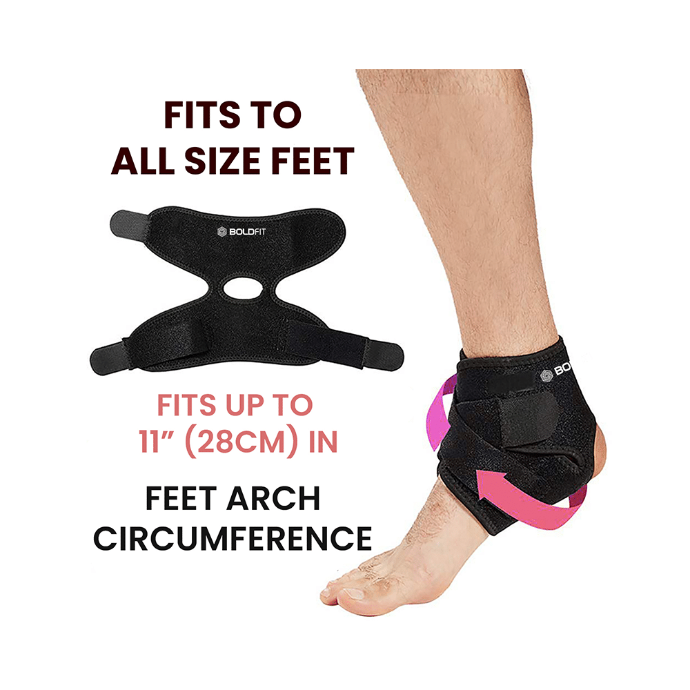 Boldfit Ankle Support For Pain Relief Black - Image 7