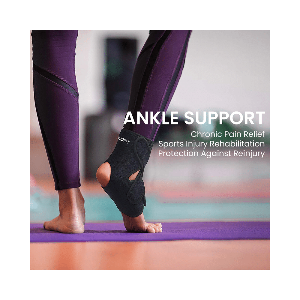 Boldfit Ankle Support For Pain Relief Black - Image 3