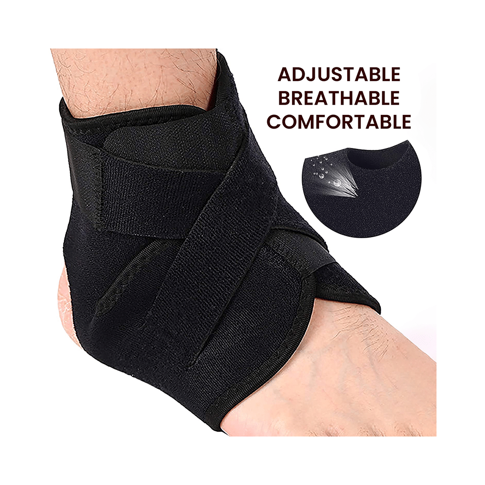 Boldfit Ankle Support For Pain Relief Black - Image 6