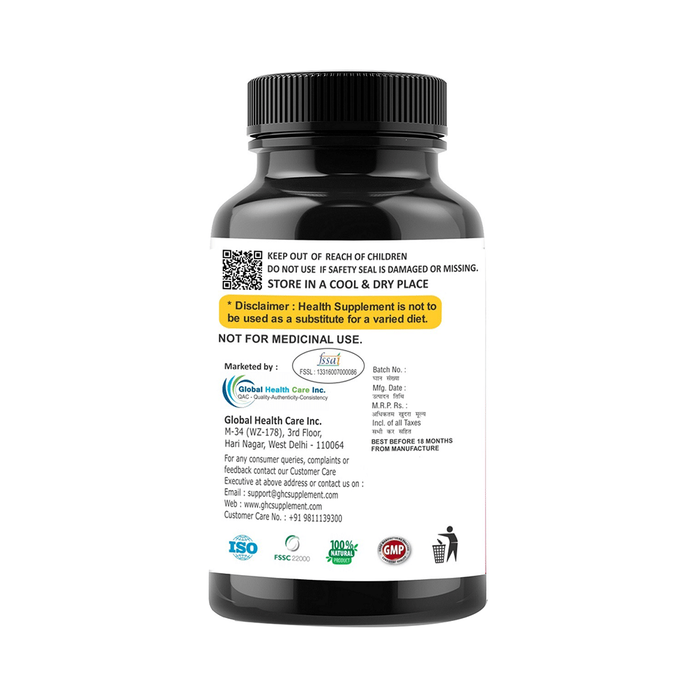 GHC Herbals Zinc Gluconate 85mg Veg Capsule - Image 2