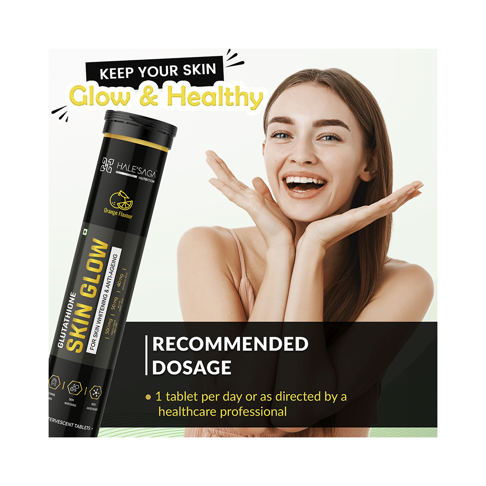 Halesaga Skin Glow Effervescent Tablet (15 Each) Orange - Image 4