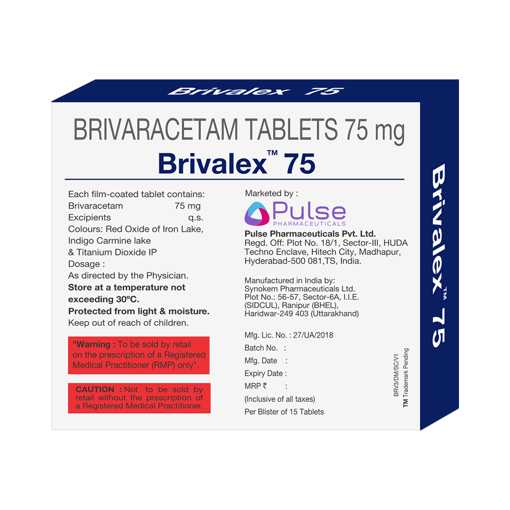 Brivalex 75mg Tablet - Image 2
