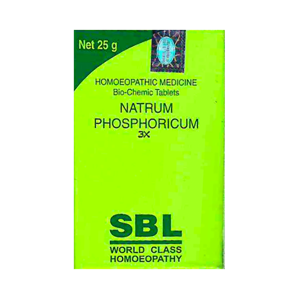 SBL Natrum Phosphoricum Biochemic Tablet 3X - Image 1