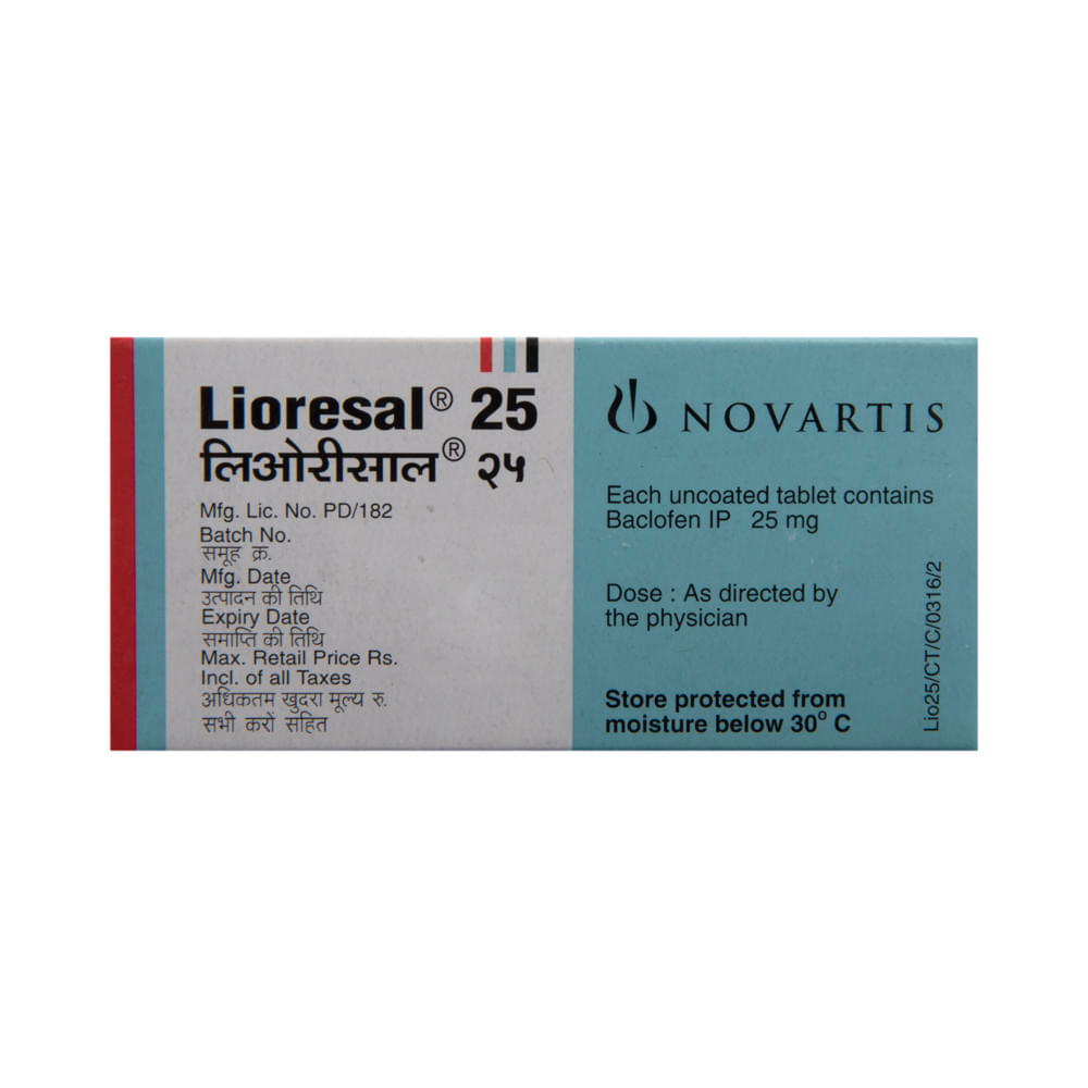 Lioresal 25 Tablet - Image 3