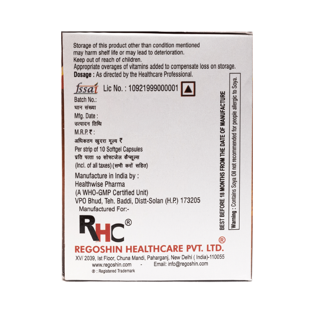Regovit Gold Softgel Capsule - Image 3