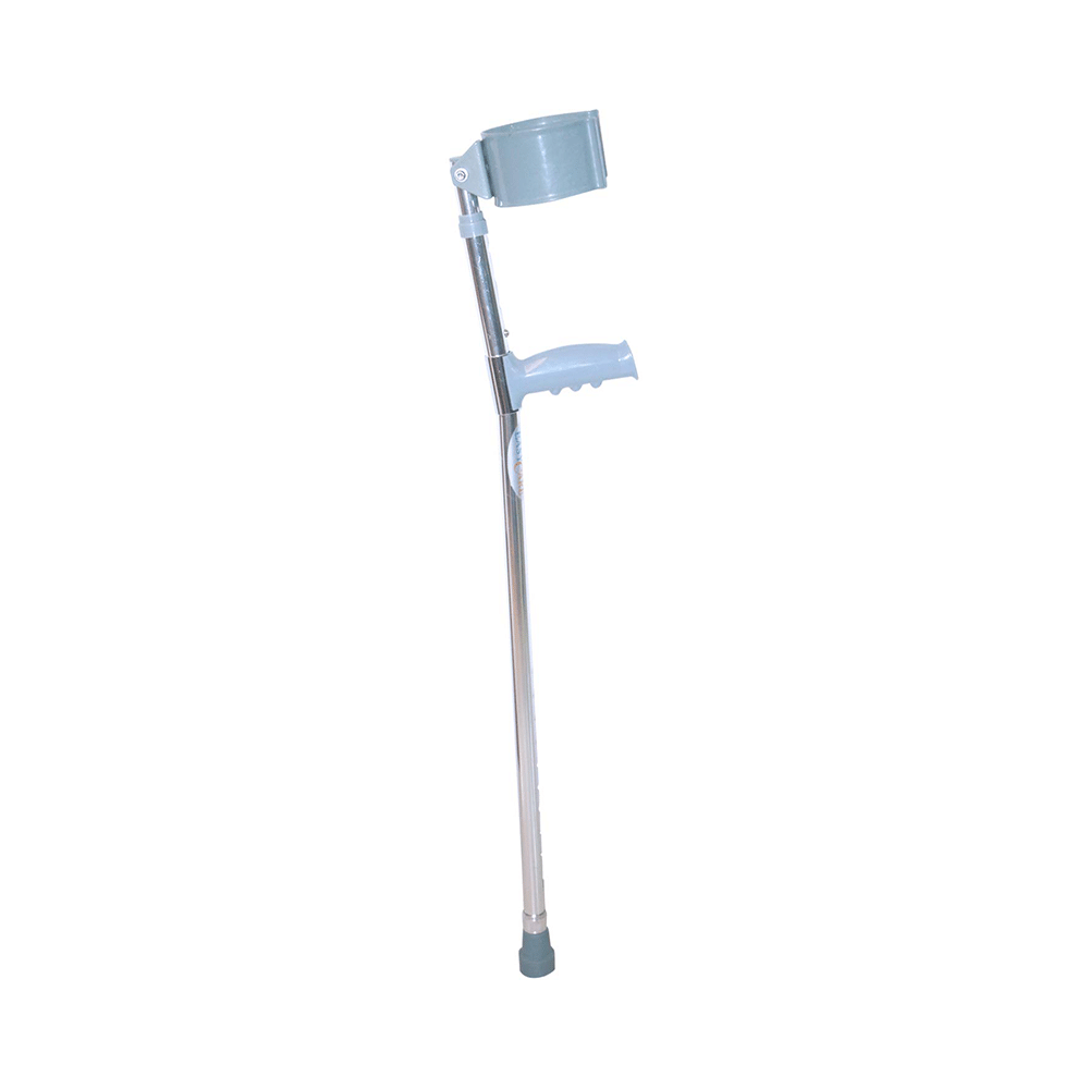 EASYCARE EC933L Aluminium Crutches Walking Stick Silver