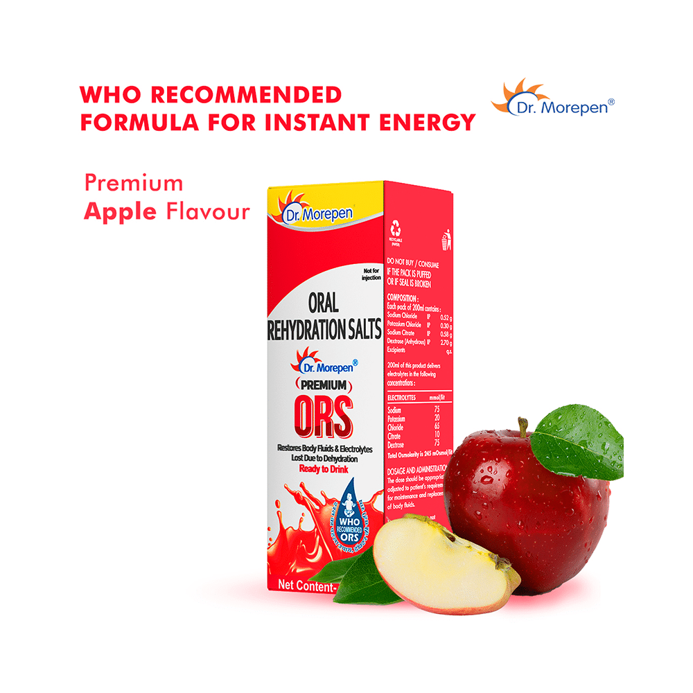 Dr. Morepen Premium ORS Ready to Drink Apple - Image 2