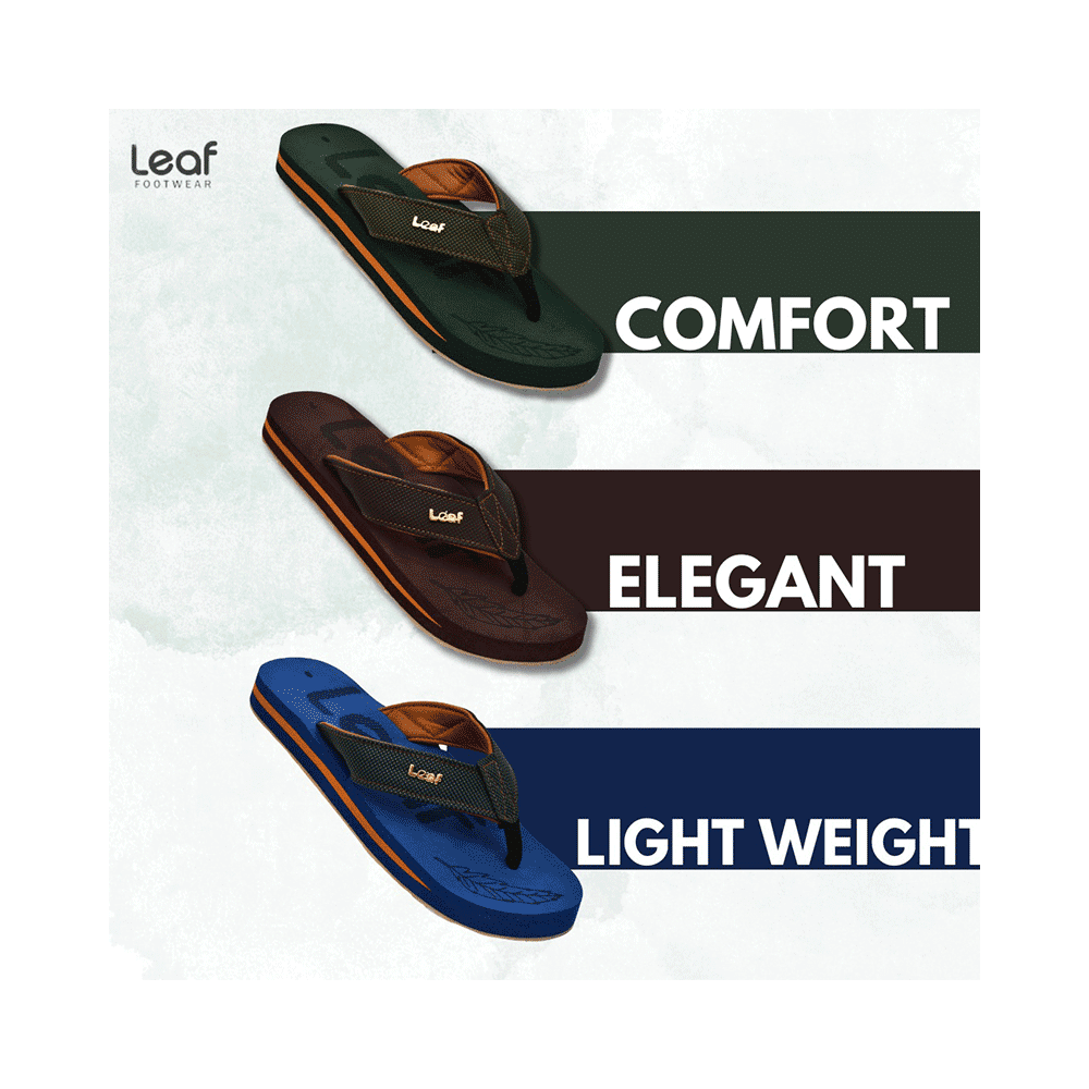Leaf Footwear Leaf Flat Feet & Weight Distribution Slippers Brown 6 - Image 3