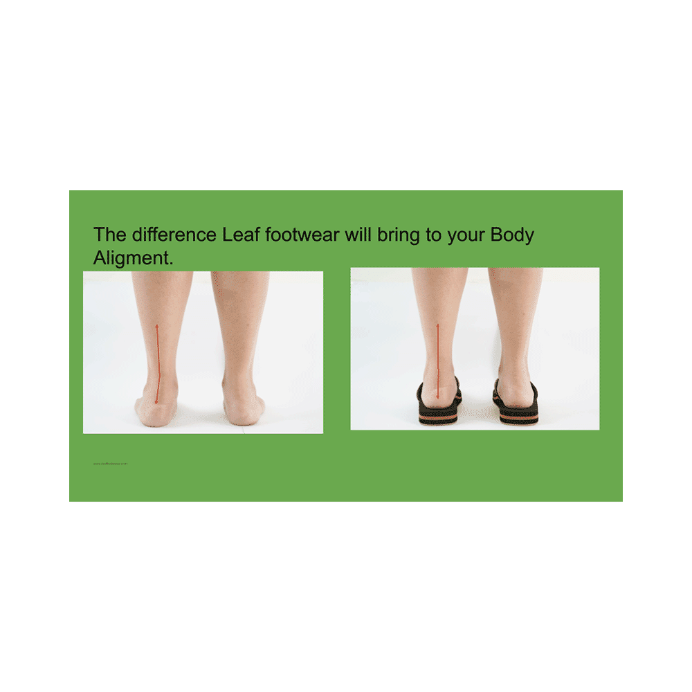 Leaf Footwear Leaf Flat Feet & Weight Distribution Slippers Brown 6 - Image 7