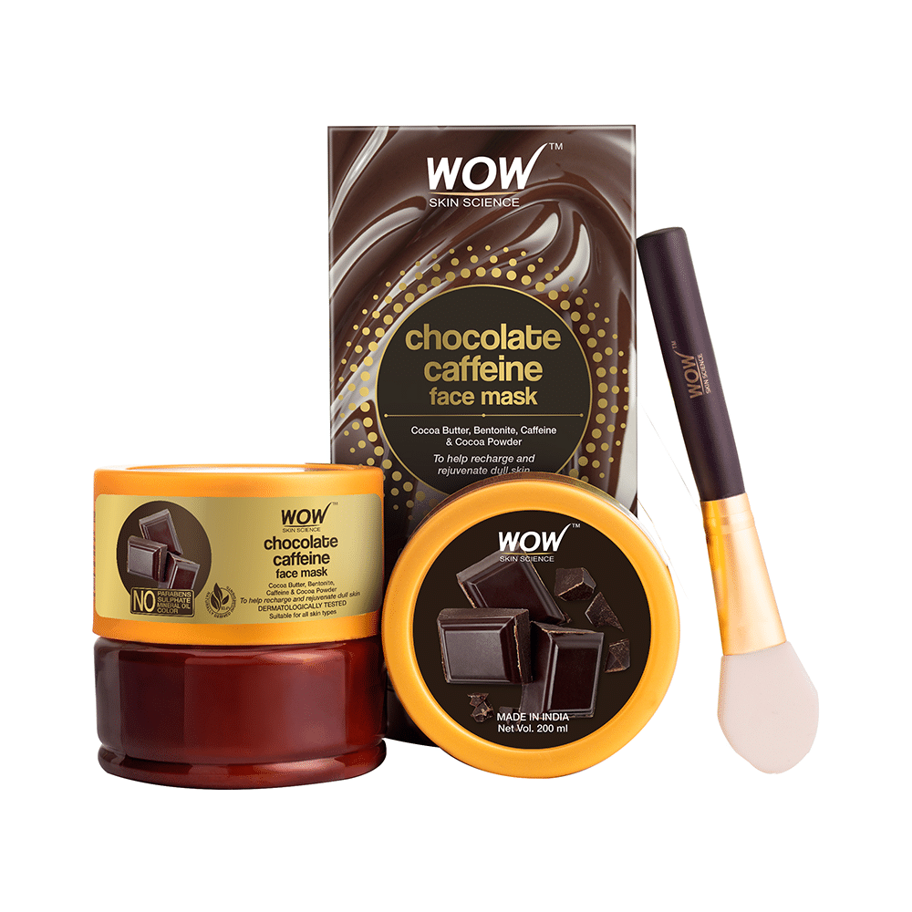 WOW Skin Science Chocolate Caffeine Face Mask - Image 1
