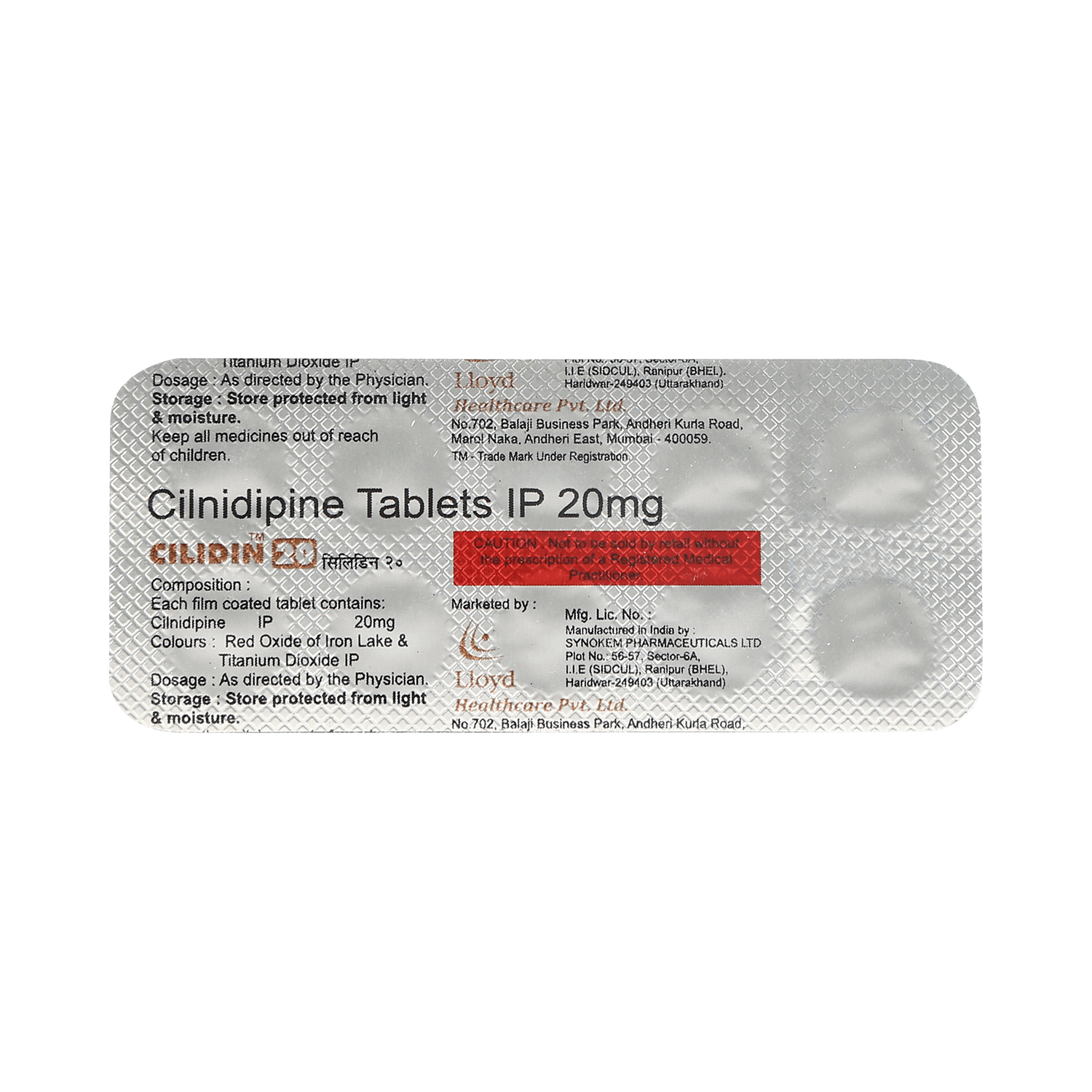 Cilidin 20 Tablet - Image 3