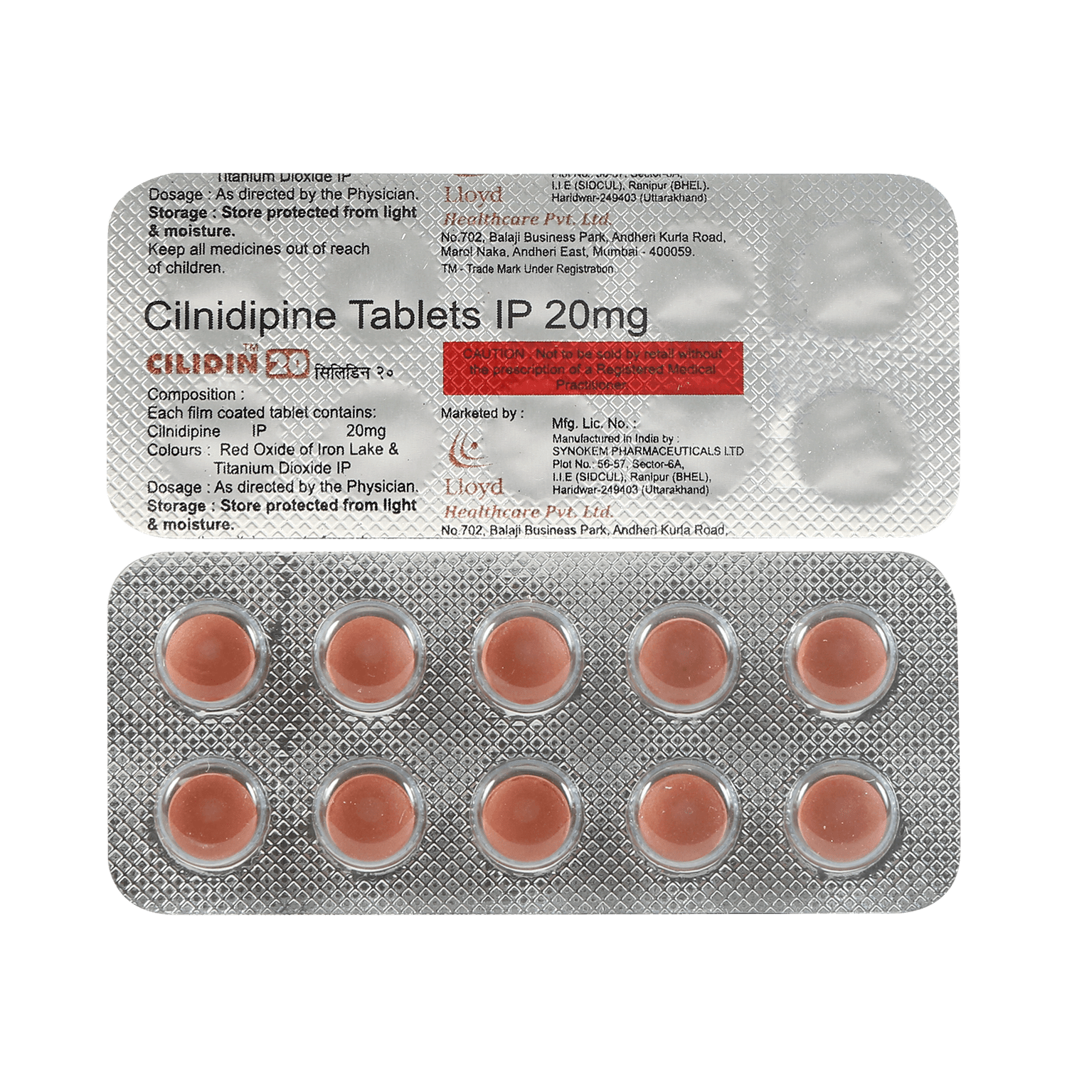 Cilidin 20 Tablet