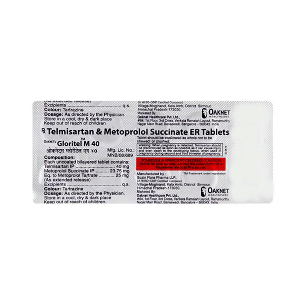 Gloritel M  40 Tablet - Image 3