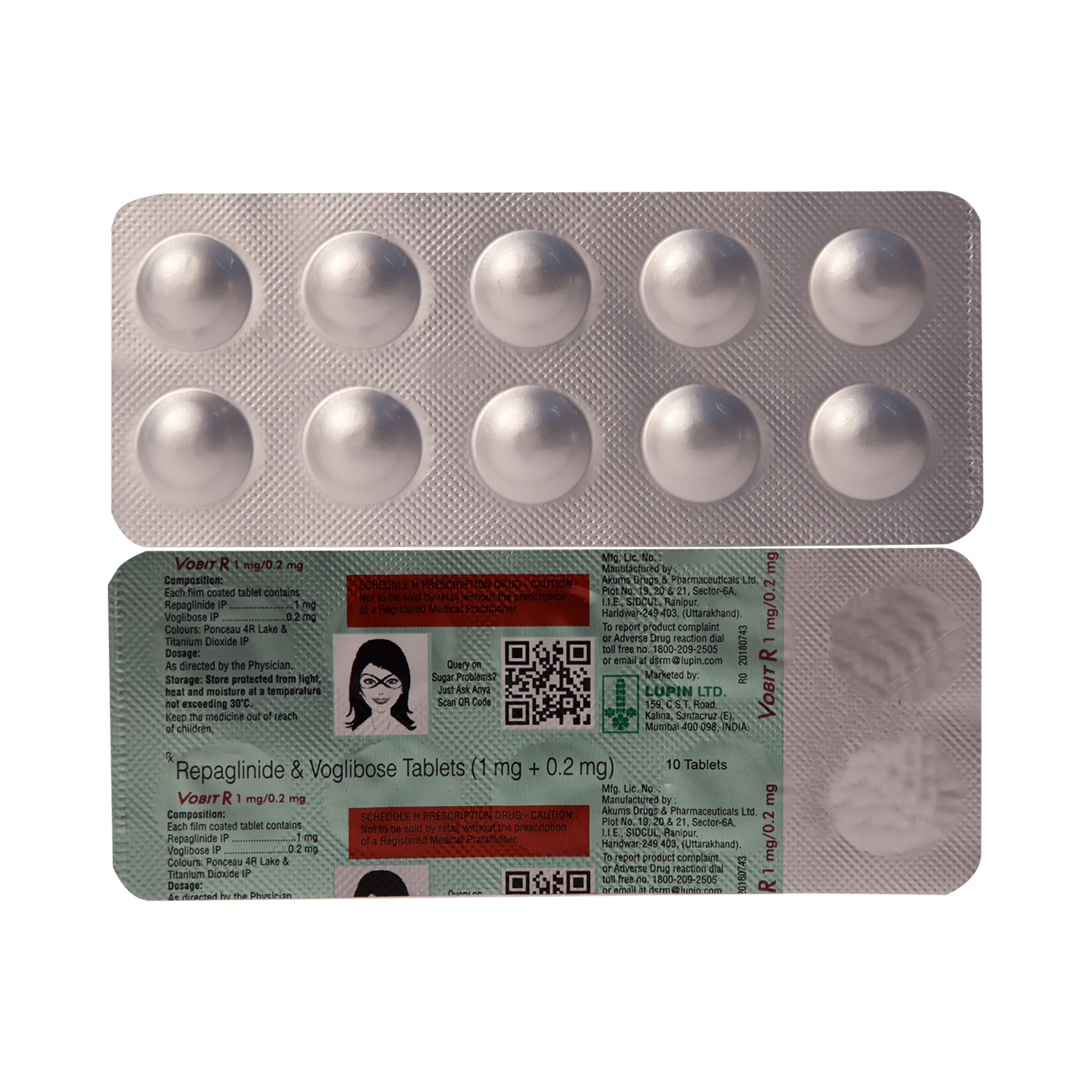 Vobit R 1mg/0.2mg Tablet - Image 1
