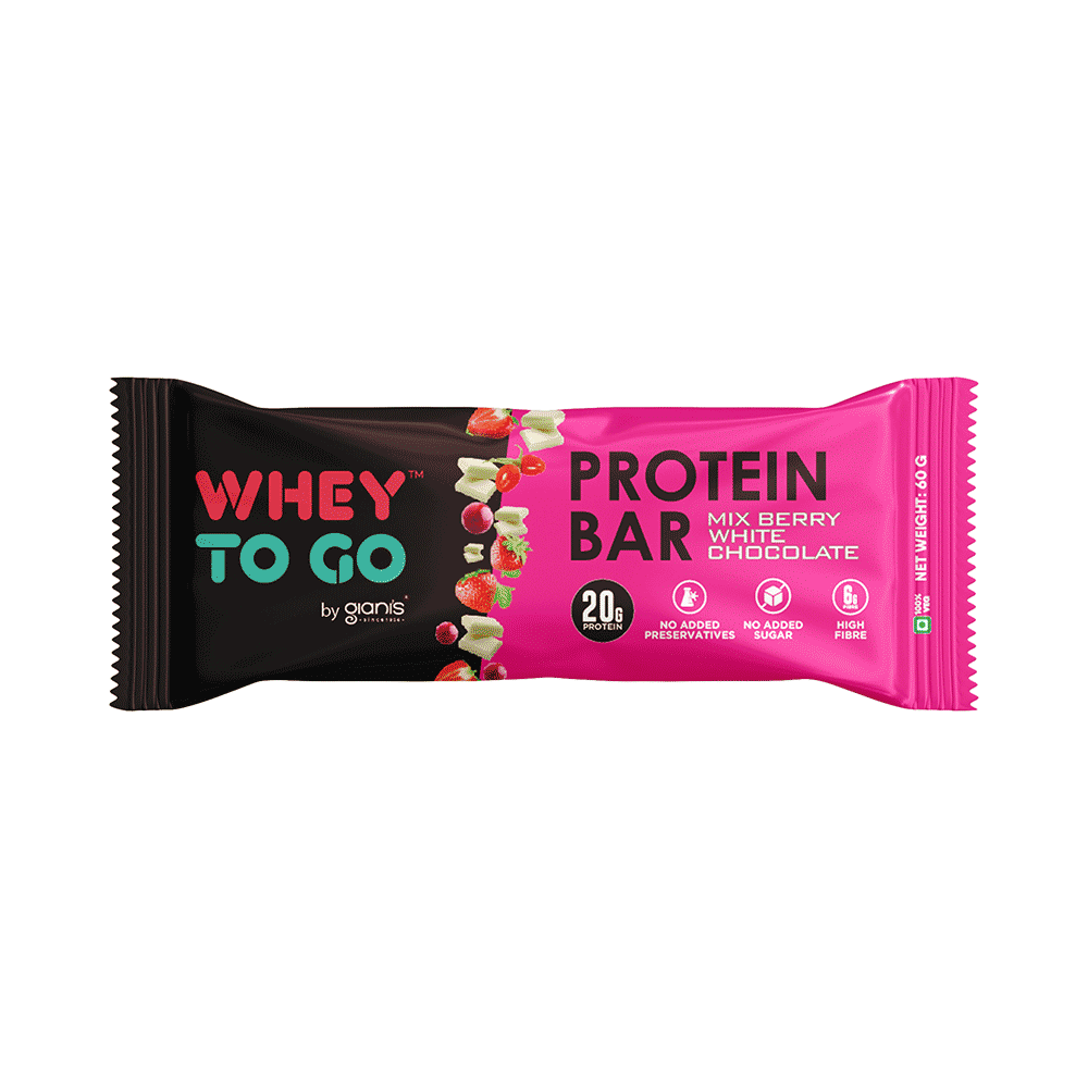 Whey To Go Protein Bar Mix Berry White Chocolate - Image 1