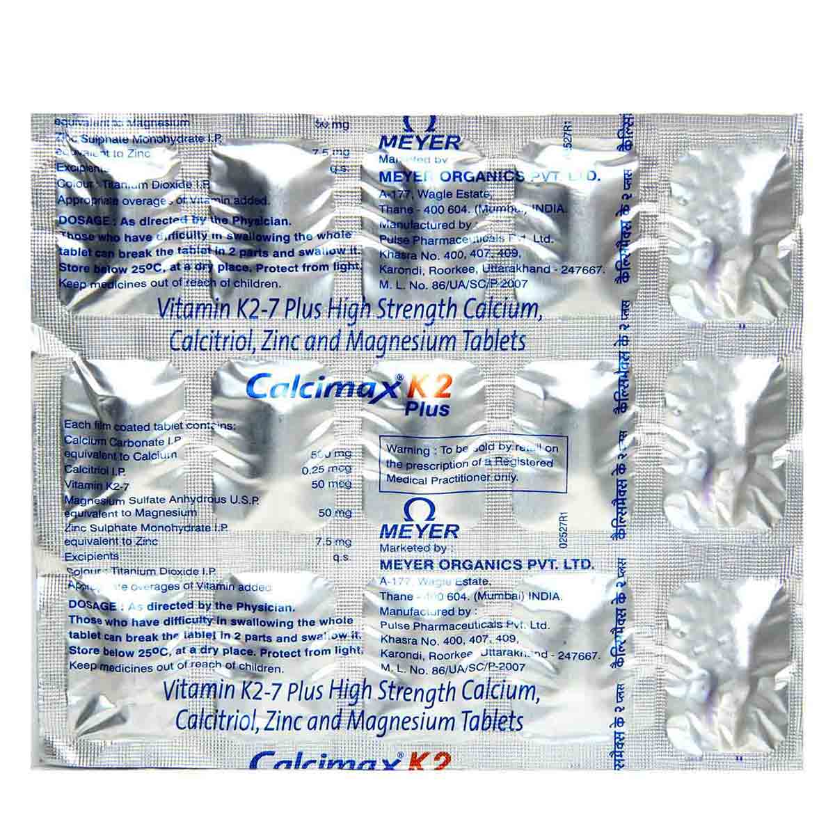 Calcimax K2  Plus Tablet